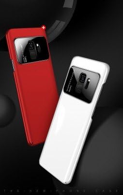 Brain Freezer J Pearl Series Glossy Camera Lens Protection Mirror Finish Back Cover Compatible with Samsung Galaxy S9 (White/Black)