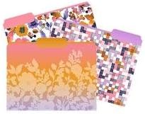 Capri Designs - File Folder Set - Paintbox Floral (Designed by Josephine Kimberling)