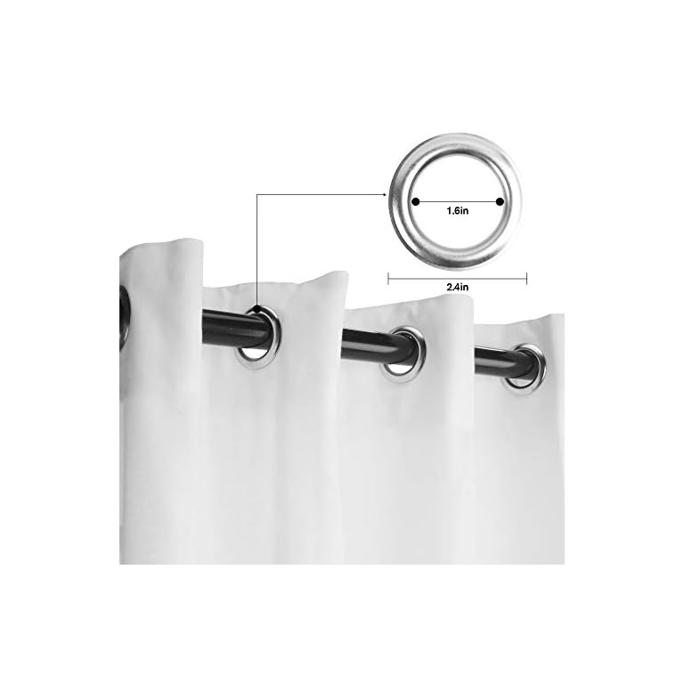 Cortinas opacas con ojales plateados, estilo nórdico de cebra negro