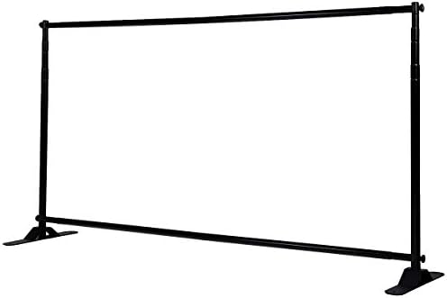 CHOOSEandBUY 11 1/2' x 8' Banner Stand Adjustable Telescopic Trade Show Wall Display Perfect Beautiful Classic Elegant Useful