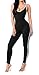 Women Catsuit Skinny Tank Spaghetti Strapped Yoga Bodysuit Jumpsuit Solid Black S
