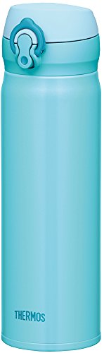 Thermos Stainless Steel Commuter Bottle, Vacuum insulation technology locks,0.5-L,SKY　Blue,[one-touch open type] ,JNL-502 SKY