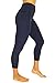 90 Degree By Reflex – High Waist Tummy Control Shapewear – Power Flex Capri Legging – Quality Guaranteed - Midnight Navy Medium