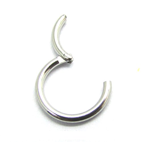 16g 316l surgical steel septum hinged clicker segment nose helix …
