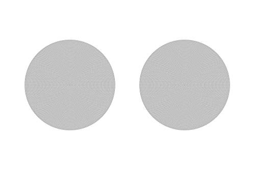 Sonos In-Ceiling Speakers – Pair of Architectural Speakers by Sonance for Ambient Listening (Renewed)