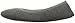 Isotoner Women’s Heathered Jersey Jillian Ballerina Slippers, Dark Charcoal, Large/8-9 M US
