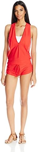 Luli Fama Women's Standard Cosita Buena T-Back Romper Cover Up