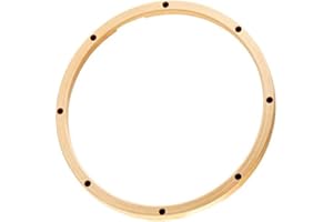 ROSS Percussion Maple Wood Drum Hoop (14 inch snare and batter hoops) 8 lug