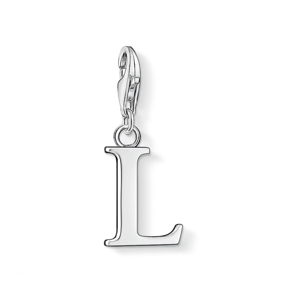 Thomas Sabo Women Charm Pendant Letter L Charm Club 925 Sterling Silver 0186-001-12 โ image 1