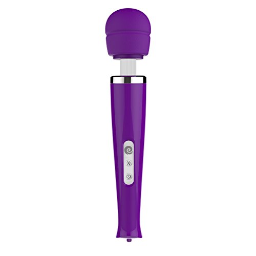 Lush Multiple Speed Wireless Therapeutic Massager Wand (Purple)