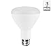 EcoSmart 65W Equivalent Soft White (2700K) BR30 Dimmable LED Light Bulb (3-Pack)