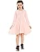 Arshiner Girls' Cotton Long Sleeve Twirly Skater Party Dress