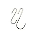 YOUNGFIT 30 Pack Heavy Duty S Hooks Stainless Steel S Shaped Hooks Hanging Hangers for Kitchenware Spoons Pans Pots Utensils Clothes Bags Towers Tools Plants (L Silver)