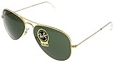 Ray Ban Sunglasses Aviator Gold Unisex RB3025 L0205