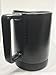 Starbucks Black Ceramic Desktop Mug Silicone Nonslip Bottom with press-in Lid , 14 Fl Oz