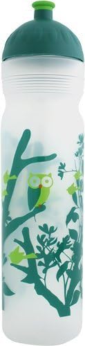 ISYbe Original drinking bottle for small children, BPA-free, nature motif for girls and boys, for school, travel and kindergarten, dishwasher-safe, leak-proof, also with sparkling water