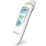 Ear and Forehead Baby Thermometer for Fever - Fast Reading 1 Second - Digital Medical Thermometer with Fever Indication - for Baby, Kids and Adult - FDA Approved - by iProven - DMT-511