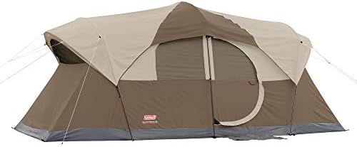 Brown Coleman Weathermaster 10 Person Cabin Tent 5 2m X 2 7m