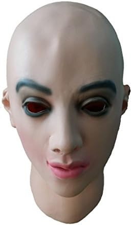LMJMASK Latex Realistic Female Mask for Party Halloween