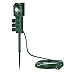 24-Hour Mechanical Timer, Outdoor Power Strip, Weatherproof Yard Power Stake, ETL Certified, Green