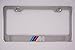 BMW M Chrome License Plate Frame with Caps