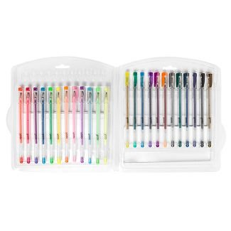 Yoobi color & glitter color gel pens-multicolor-24 pack