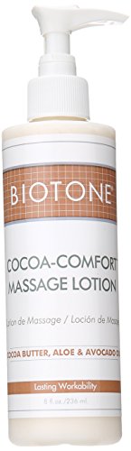 Biotone Cocoa-Comfort Massage Lotion, 8 Ounce