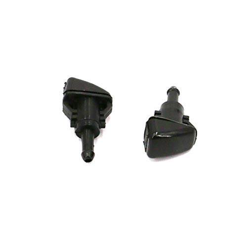 UTSAUTO Windshield Washer Nozzles Kit Washer Jet and Fluid Hose with Connector for Chrysler, Dodge, Jeep, Ram Replace OEM#4805742AB 5116079AA 5160308AA