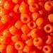 JOLLY STORE Crafts Orange Pony Beads 9x6mm 500pc