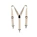 No Buzz Undergarment Travel Suspenders, Clips Hook to Belt Loops, 48 or 54 In.