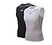 Bpbtti Men's Cycling Base Layer, Undershirt, Bike Biking Sleeveless Shirt (Large - Chest 40-42