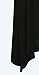 Hibluco Women's Casual Lightweight Sleeveless Open Front Cardigan Asymmetrical Hem Vest (X-Large, Black)