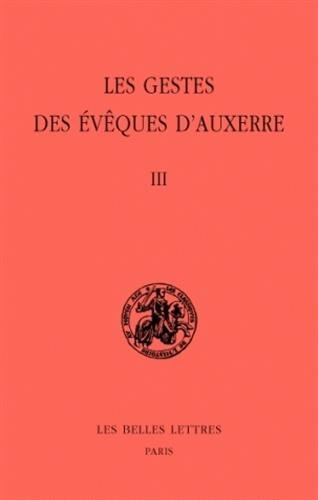 Les  gestes des évêques d'Auxerre