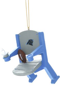 NFL Licensed Carolina Panthers Team Stadium Chair Ornament
