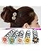 5PCS Women Spiral Twist Screw Hair Pins Flower Hair Pin Twister Coil Spiral Wedding Prom Party and Special Event
