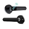 Fingerprint Door Lock, SMONET Electronic Biometric Smart Deadbolt Keyless Entry Digital Door Lock for Bedroom,Key Handle…