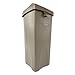 Rubbermaid Commercial Products Untouchable Square Trash/Garbage Container with Lid, Beige (FG792020BEIG)