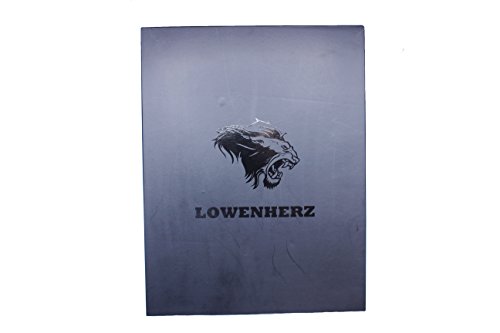 Premium Genuine Leather RFID Blocking Business Portfolio/Organizer with Zipper Black by Lowenherz (14.25 x 10.75 x 1.15, Samsonite Black)