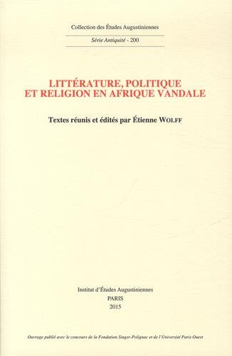 Littérature, politique et religion en Afrique vandale