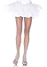 Leg Avenue Women's Glitter Fishnet Tights, White/Silv, One Size