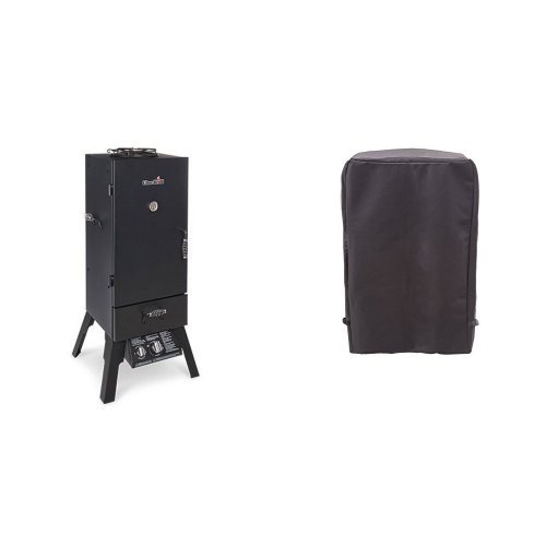 CharBroil Vertical Gas Smoker + Cover Garden & Outdoor