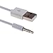 Fivetech US Cable 3.5mm Male AUX Audio Plug Jack to USB 2.0 Female Converter Cable Cord