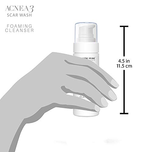 MAJESTIC PURE Acnea3 Scar Acne Wash Foaming Facial Cleanser Soothes Blemishes and Clears Pores