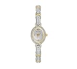 Bulova Women's 19mm Two-Tone Crystal Bracelet Watch