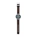 Skagen Connected Men's Hagen Stainless Steel and Leather Hybrid Smartwatch, Color: Silver-Tone, Dark Brown (Model: SKT1110)