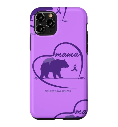 Purple Epilepsy Phone Cases Mom Son Daughter Epilepsy Phone Case for iPhone 11…