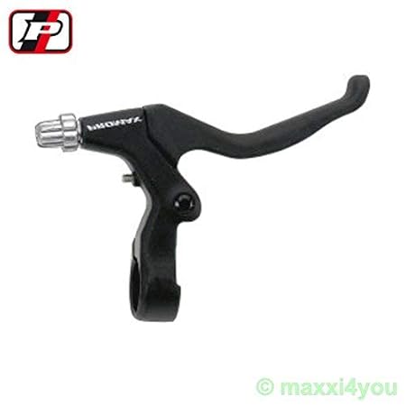 01110211 Promax V-Brake Bremsgriffe - links/rechts/Set - Bremshebel Bremsen (Hebel rechts Schwarz)