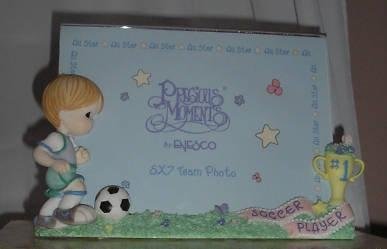 Precious Moments - Boy Soccer Player Photo Frame