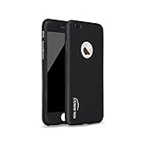iKNOWTECH® Luxury Full Body Protect Hard Slim Case Cover With Tempered Glass For iPhone 6 4.7