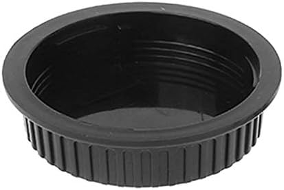 Doiber Quality Rear Lens Body Cap Camera Cover Set Dust Screw Mount Protection Plastic Black Replacement for Canon EOS EF EFS 5DII 5DIII 6D Original